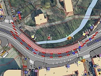 В районе зоопарка Калининграда экстренно перекрывают дорогу