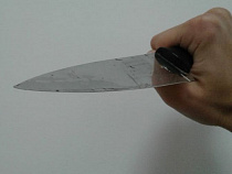 44-летний зятёк метнул в тёщу нож. Попал.