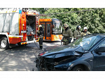 Лобовой удар на Киевской: водитель «Вольво», возможно, был пьян