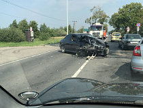 Лобовое столкновение у ресторана «Три холма» под Калининградом
