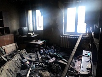 В Калининграде в горящей квартире погиб мужчина