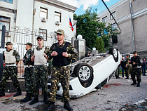 ООН не стала осуждать нападение на посольство РФ в Киеве