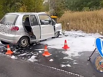 На новой трассе под Озёрском ранен годовалый ребёнок