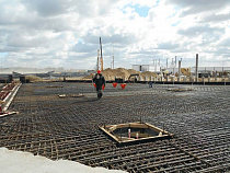 Строители калининградского стадиона готовятся к обустройству крыши