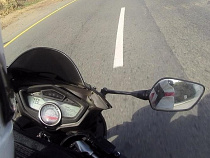 ДТП на Большой окружной в Калининграде: автоледи не уступила мотоциклисту 