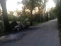 Появилось видео взрыва газового баллона в автомобиле под Калининградом