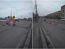 В Калининграде частично закрыли Эстакадный мост (фото)