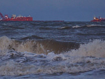 Шторм в Светлогорске и Зеленоградске утих