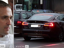 Раскрылся владелец редкого электромобиля - TESLA S