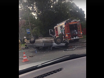 Очевидцы: под Черняховском разбился автомобиль с военнослужащими 