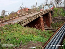 Жителям Черняховска объяснили отсутствие движухи на мосте в Шприндт