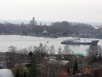 Пожар в пункте Восточный в Балтийске (дополнено)