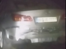 В Калининграде немец на «Лексусе» бежал от погони на железную дорогу