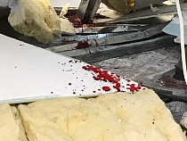 В Калининградской области обрушилась стена торгового центра (фото)