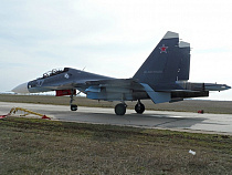 На аэродроме в Черняховске сегодня встретят новейший истребитель СУ-30СМ