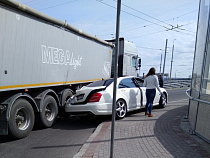 Из-за ДТП блокирован заезд на Вторую эстакаду со стороны Московского проспекта