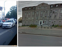 Калининград: машина приставов попала в аварию прямо напротив суда