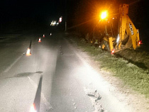 Тракторист выпал из кабины и погиб