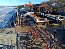 МЧС: у променада Зеленоградска нашли артиллерийский снаряд