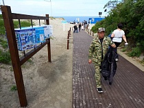 В Балтийске умудрились украсть деньги ещё на подъезде к пляжу