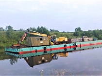 В Полесском районе очистили половину реки Каменка