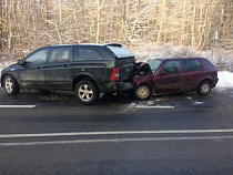 Автоледи устроила ДТП на трассе Калининград – Балтийск