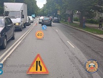 В Калининграде перебегавшую Нарвскую между переходами увезли в больницу