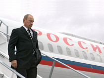 Владимир Путин на пути в Калининград