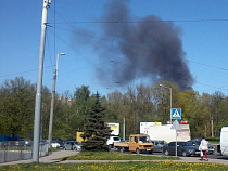 Причиной пожара на острове в Калининграде может оказаться поджог