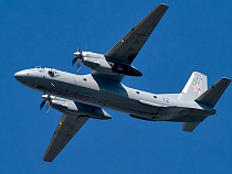 На модернизированный аэродром Чкаловск приземлился самолет Ан-26 