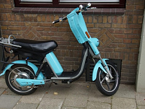 Ночью в Калининграде сгорел мопед