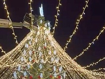 Железная леди Калининграда сдержала слово: ёлка снова сияет