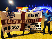 Нашли английский флаг, пропавший в Калининграде на ЧМ-2018