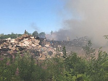 Мусорный оператор утаил от Росприроднадзора пожар на свалке в Круглово 