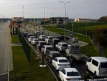 Несмотря на выходные калининградцы попёрли в Польшу