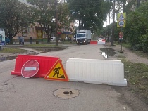 Власти Калининграда извинились за устроенный подрядчиком коллапс на дороге 