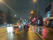 В Калининграде загадочный водитель врезался своим КИА в «Мицубиси»