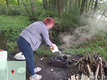 У Виштынца заставляют тушить мангалы