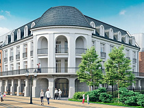 В Зеленоградске показали, как восстановят торговый дом в центре курорта (проект)