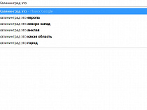 Стали известны самые популярные поисковые запросы россиян в Google о Калининграде
