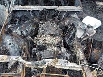 В Романово из-за зарядки аккумулятора сгорели машина и гараж