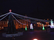 Вандалы «погасили» главную ёлку Гвардейска 