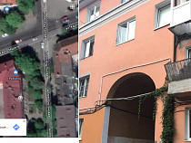 После капремонта дома в Калининграде на балконе пробило днище (фото)