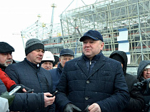 Николай Цуканов: стадион в Калининграде сдадут до конца декабря 2017 года (видео)