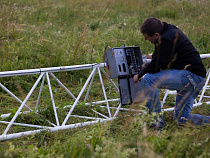 «Янтарьэнерго» установил автономную ветроизмерительную вышку