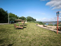 В Советске восстановили разгромленный пляж с видом на Литву