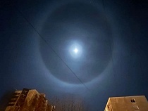 После северного сияния в Калининградскую область пришло гало