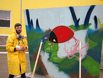 Кирилл Гейнц представил эскизы картин, которыми могут украсить торцы домов в Багратионовске