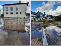 В Светлогорске вновь подтопило детсад «Солнышко»