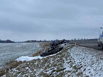 Под Гусевом после удара «Мерседеса» сгорел «Ауди»